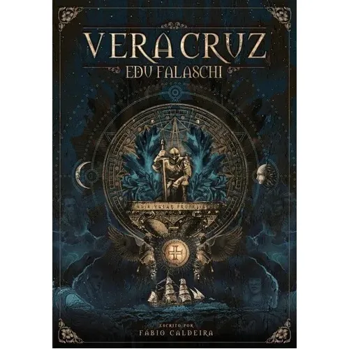 Livro - Vera Cruz - Edu Falaschi - Edição Capa Dura Azul Foto 1