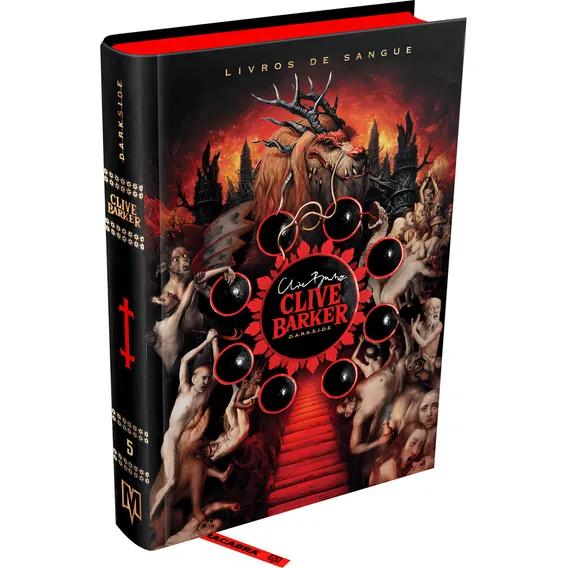 Livros De Sangue: Volume 5, De Clive Barker. Editora Darkside, Capa Dura Em Português Foto 1