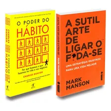 Livros O Poder Do Hábito + A Sutil Arte De Ligar O Foda-se: Não Aplica, De : Mark Manson / : Charles Duhigg. Editorial Objetiva - Intrinseca, Tapa Mole En Português, 2022 Foto  mini 1