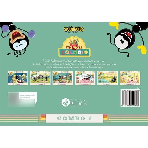 Livros Para Colorir Smilinguido - Kit 2 Foto 1