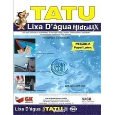 Lixa D'água Tatu Pacote C/ 50 Unidades Nº80 Foto  mini 1