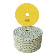 Lixa Diamantada 100mm Polir Mármore Granito Porcelanato Foto mini  2