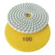 Lixa Diamantada 100mm Polir Mármore Granito Porcelanato Foto  mini 1