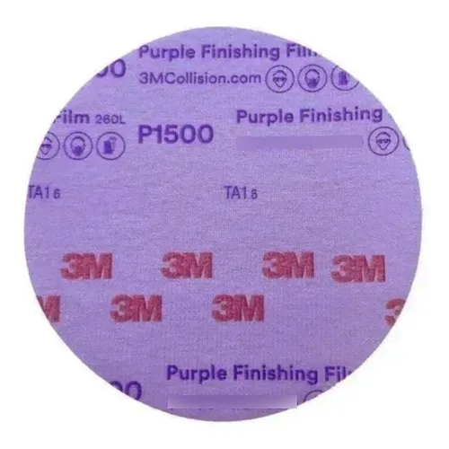 Lixa Disco A Seco 1500 Purple Finishing Film 260l 3m Foto 1