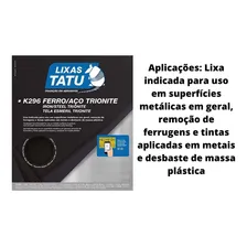 Lixa Ferro 60 Remove Ferrugem/tintas De Metais 25 Folhas Foto mini  3