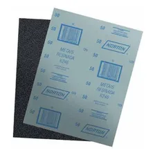 Lixa Ferro Norton Grão 80 Pacote 25 Folhas K246 Foto  mini 1