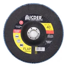 Lixa Flap Disc R822 115 X 22 Gr 40 - Icder Foto mini 1