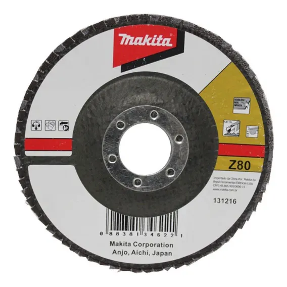 Lixa Flap Disc - R822 - 180x22 - Gr. 60 - Makita Foto 1