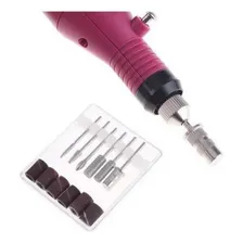 Lixa Lixadeira Elétrica Unha Bivolt Com Brocas Profissional Foto mini 4