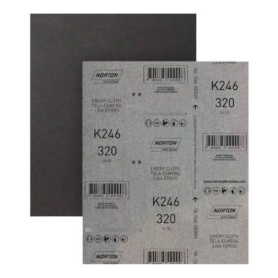 Lixa Para Ferro Norton / K246 / G320 / Pacote De 25 Unidades Foto 1