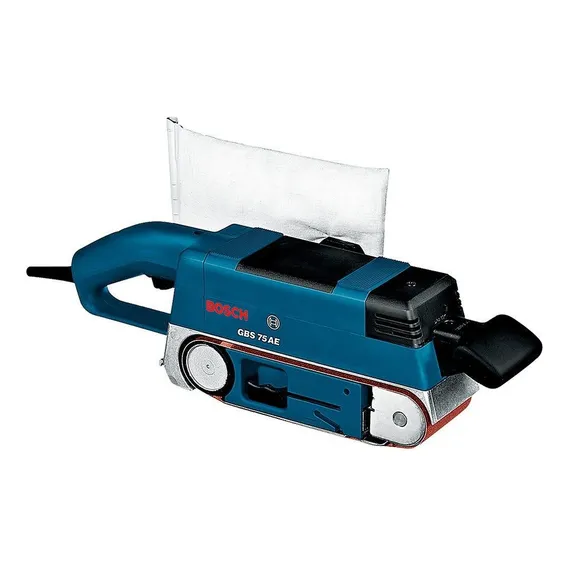 Lixadeira De Cinta 75 Mm 750w Gbs75ae Bosch Cor Azul Frequência 60hz 220v Foto 1