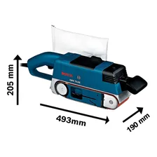 Lixadeira de cinta GBS 75 AE 750W 220V coletor de p贸 Bosch Foto mini 4