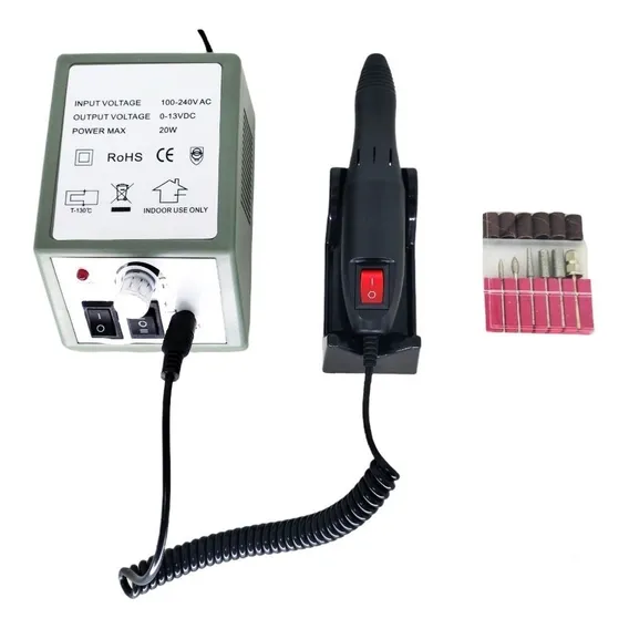 Lixadeira De Unha Profissional Elétrica Motor Mercedes 110V/220V Foto 1