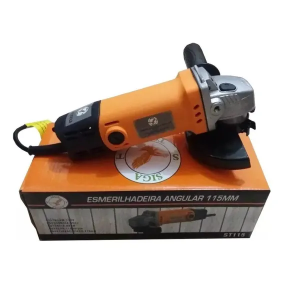 Lixadeira Esmerilhadeira Angular 600w 11000rpm 115mm 110200v Foto 1