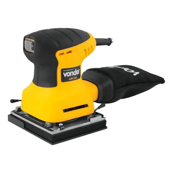 Lixadeira Orbital 115x115mm 200w Lov200 Vonder Cor Amarelo/Preto FrequĂȘncia 50 Hz/60 Hz 220V Foto 1