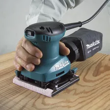 Lixadeira Orbital 180w Com Coletor De Pó Bo4557 Makita Cor Verde 110v Foto mini  3