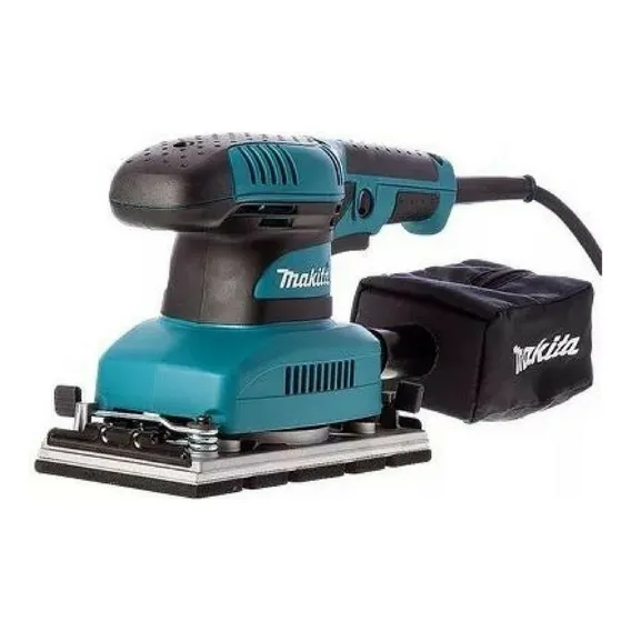 Lixadeira Orbital 190w + Coletor De Po Bo3710 Makita 110v Cor Azul-turquesa Foto 1