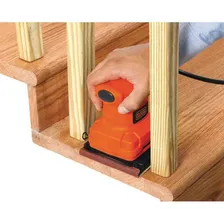 Lixadeira Orbital Folha Lixa Black Decker 200w Bs200 Laranja Foto mini 2