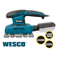 Lixadeira Oscilante Eletrica 240w Wesco 220v Ws4168 Cor Azul Foto mini 4