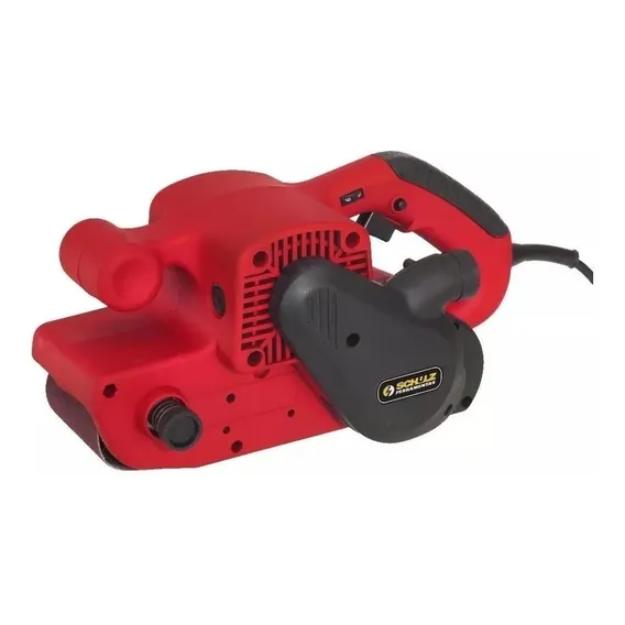Lixadeira profissional de banda Schulz Lixadeira de cinta 900W vermelha 900W 220V Foto 1