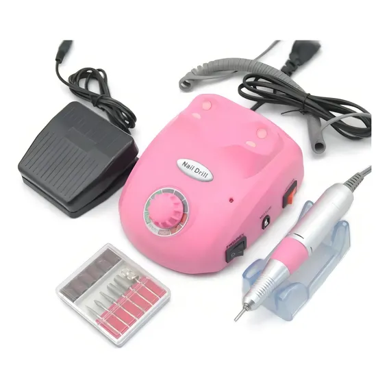 Lixadeira Profissional Motor Pedal Unhas 30000 Rpm Bivolt Foto 1