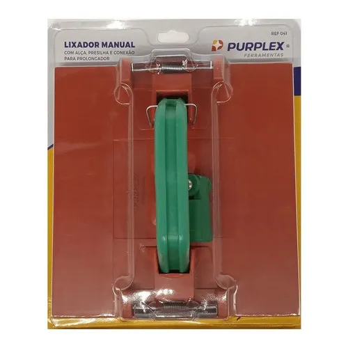 Lixador Manual Grande Com Alça/presilha E Conexão - Purplex Foto 1