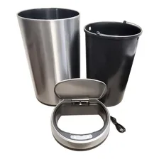 Lixeira 12litros Inox Sensor Automatico Presença Inteligente Foto mini 4