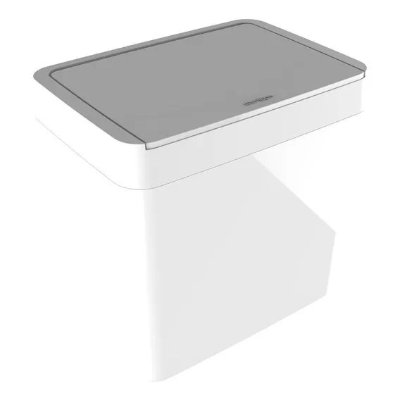Lixeira 5l - Branco - Crippa Foto 1