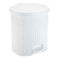 Lixeira 6 Litros Com Pedal Rattan Pia Escritório Banheiro Foto  mini 1