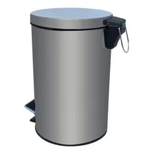 Lixeira Aço Inox 12 Litros Com Balde Removível Tampa E Pedal Foto mini 4