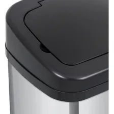 Lixeira Automática Aço Sensor 20 Litros 38x32x24cm - Inox Foto mini 4
