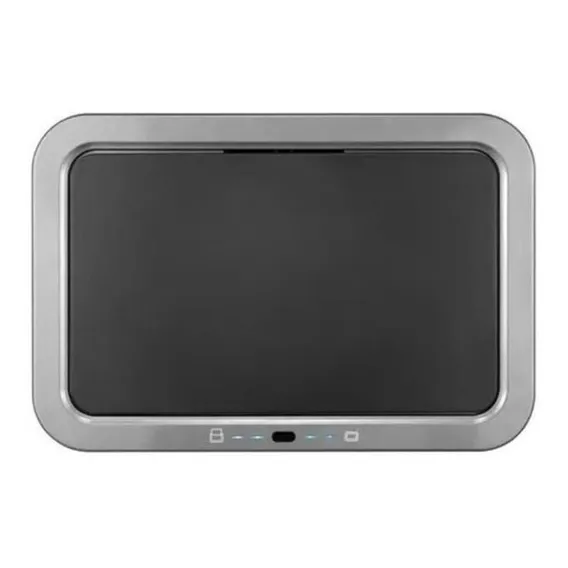 Lixeira Automática Com Sensor 50 L - Aço Inox - Cinza Foto 1