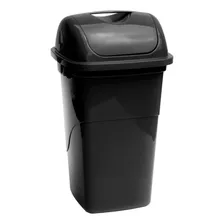 Lixeira Basculante Preta 30l Plasvale Foto mini  2