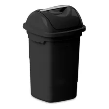 Lixeira Basculante Preta 30l Plasvale Foto mini  3