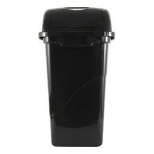 Lixeira Basculante Preta 30l Plasvale Foto  mini 1