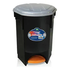 Lixeira Cesto Cozinha Banheiro Com Pedal 30 Litros Foto mini 4