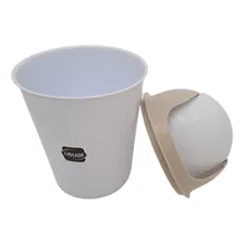 Lixeira Cesto De Lixo Branco Lixeira Médio Basculante Foto mini  2