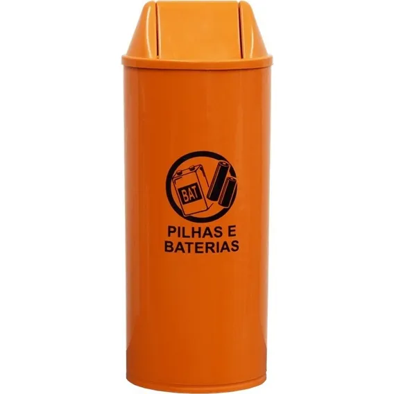 Lixeira Coletor Descarte Pilhas Baterias Eletronicos 22 Lts Foto 1