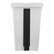 Lixeira Com Pedal 60 Litros Em Plastico Cor Branco Foto mini 3
