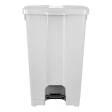 Lixeira Com Pedal 60 Litros Em Plastico Cor Branco Foto mini 2