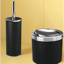 Lixeira Com Tampa Basculante De Aço Inox 5,4 Litros Brinox Foto mini  3