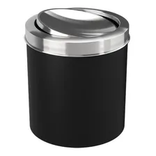 Lixeira Com Tampa Basculante De Aço Inox 5,4 Litros Brinox Foto  mini 1