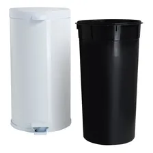 Lixeira Cozinha Banheiro Pedal Cesto Lixo Grande 15 Litros Foto mini 1