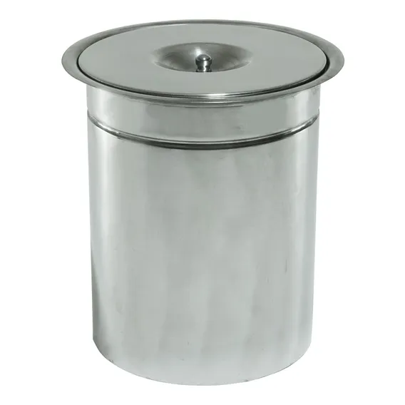 Lixeira Cozinha Embutir Pia Granito Em Inox - 3 Litros Foto 1