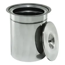 Lixeira Cozinha Embutir Pia Granito Em Inox - 3 Litros Foto mini 4
