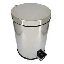 Lixeira Cozinha Inox 10,5 Litros C/ Pedal E Recip. Plástico Foto mini 2