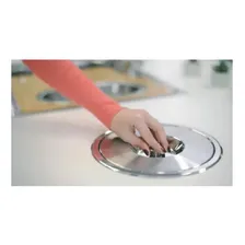 Lixeira De Embutir Inox 5l Tramontina - Clean Round Original Foto mini  3