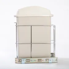 Lixeira Deslizante Embutir Corrediça 1 Balde 20,5l Armário Foto mini 1
