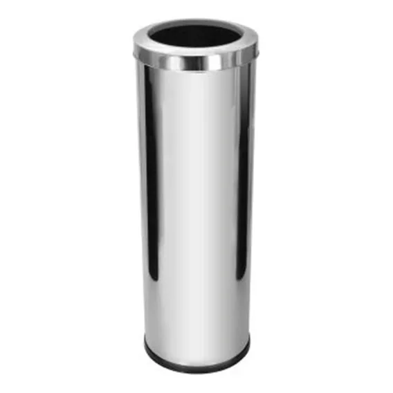 Lixeira Em Aço Inox Com Aro - 30 Litros Foto 1