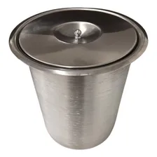 Lixeira Embutir No Granito 3 Litros Inox 304 Não Enferruja Foto mini 4